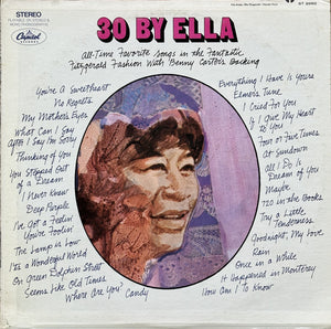 Ella Fitzgerald : 30 By Ella (LP, Album, Scr)
