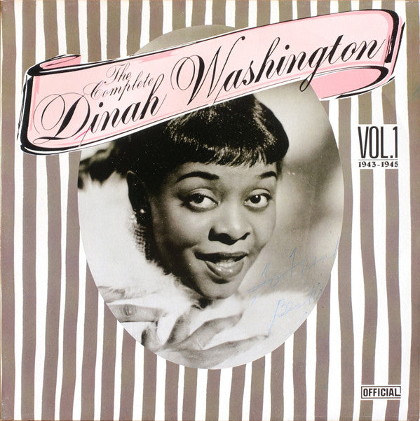 Dinah Washington : The Complete Dinah Washington Vol. 1 (1943-1945) (LP, Comp)