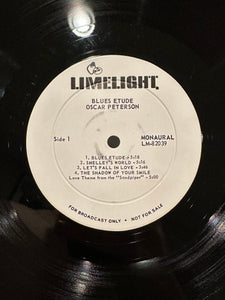 Oscar Peterson : Blues Etude (LP, Album, Mono, Promo)