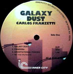 Carlos Franzetti : Galaxy Dust (LP)