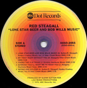 Red Steagall : Lone Star Beer And Bob Wills Music (LP, Album)