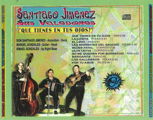 Laden Sie das Bild in den Galerie-Viewer, Santiago Jiménez : Que Tienes En Tus Ojos? (CD, Album, Ltd)
