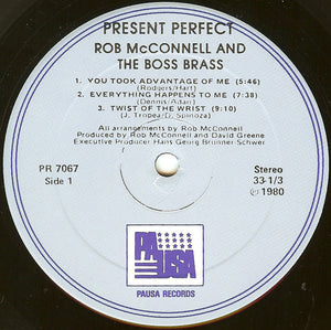 Rob McConnell & The Boss Brass : Present Perfect (LP, Album)