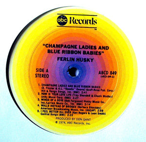 Ferlin Husky : Champagne Ladies And Blue Ribbon Babies (LP)