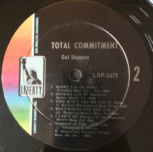 Del Shannon : Total Commitment (LP, Album, Mono)