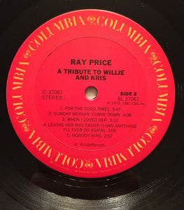 Ray Price : A Tribute To Willie And Kris (LP, Comp)