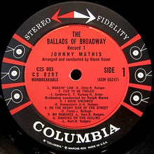 Load image into Gallery viewer, Johnny Mathis : The Rhythms And Ballads Of Broadway (2xLP, Album, Ter)
