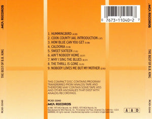 B.B. King : The Best Of B.B. King (CD, Comp, RE, RM)