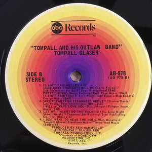 Tompall Glaser : Tompall And His Outlaw Band (LP, Album, Pit)