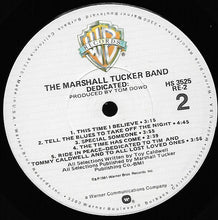 Charger l&#39;image dans la galerie, The Marshall Tucker Band : Dedicated (LP, Album, Los)
