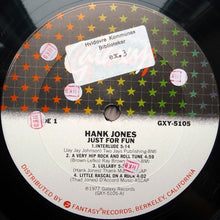 Charger l&#39;image dans la galerie, Hank Jones : Just For Fun (LP, Album, Ter)
