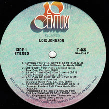 Load image into Gallery viewer, Lois Johnson (2) : Lois Johnson (LP, Album)

