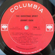 Load image into Gallery viewer, Johnny Cash : The Christmas Spirit (LP, Album, Mono)
