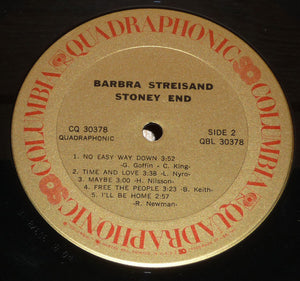 Barbra Streisand : Stoney End (LP, Album, Quad)