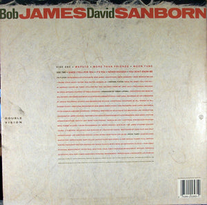 Bob James, David Sanborn : Double Vision (LP, Album, Spe)
