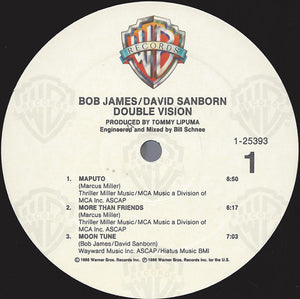 Bob James, David Sanborn : Double Vision (LP, Album, Spe)