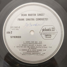 Laden Sie das Bild in den Galerie-Viewer, Dean Martin &amp; Frank Sinatra : Dean Martin Sings! Frank Sinatra Conducts! (LP, Album, RE, Los)
