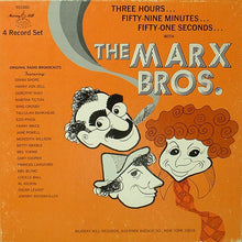 Charger l&#39;image dans la galerie, The Marx Brothers : Three Hours... Fifty-Nine Minutes... Fifty-One Seconds... With The Marx Brothers (4xLP, Comp + Box)

