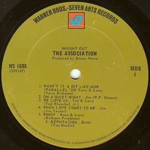 The Association (2) : Insight Out (LP, Album, RE)