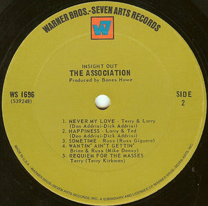 The Association (2) : Insight Out (LP, Album, RE)