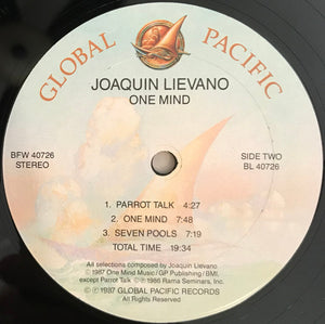 Joaquin Lievano* : One Mind (LP, Album)