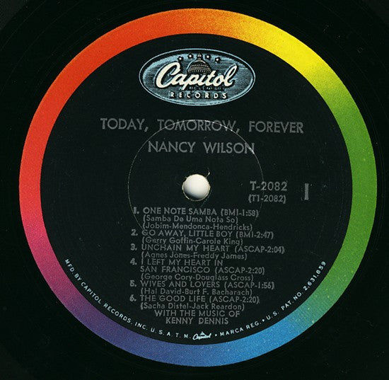 Buy Nancy Wilson With The Music Of Kenny Dennis : Today, Tomorrow ...