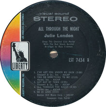 Charger l&#39;image dans la galerie, Julie London With The Bud Shank Quintet : All Through The Night (Julie London Sings The Choicest Of Cole Porter) (LP, Album, San)

