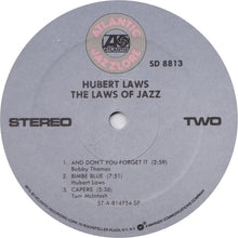 Laden Sie das Bild in den Galerie-Viewer, Hubert Laws : The Laws Of Jazz (LP, Album, RE, RM)
