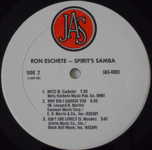 Laden Sie das Bild in den Galerie-Viewer, Ron Eschete* : Spirit&#39;s Samba (LP)
