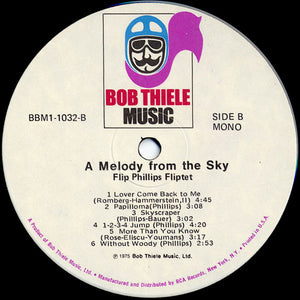Flip Phillips Fliptet : A Melody From The Sky (LP, Comp, Mono, RM)