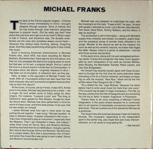 Michael Franks : Previously Unavailable (LP, Album, RE, Gat)