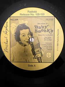 Fanny Brice : The Return Of Baby Snooks (Fanny Brice On Radio!) Rare Recordings 1935 To 1947 (LP, Comp)