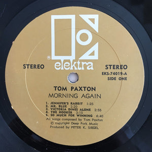 Tom Paxton : Morning Again (LP, Album, All)