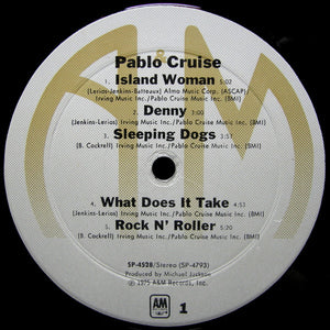 Pablo Cruise : Pablo Cruise (LP, Album, Mon)