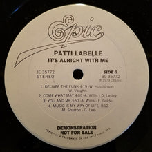 Charger l&#39;image dans la galerie, Patti LaBelle : It&#39;s Alright With Me (LP, Album, Promo)
