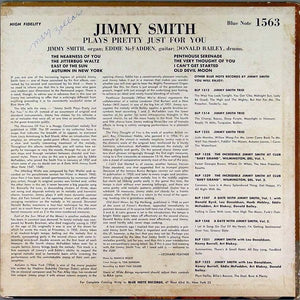 Jimmy Smith : Plays Pretty Just For You (LP, Album, Mono)