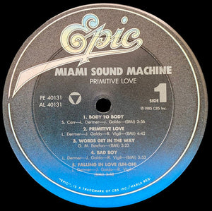 Miami Sound Machine : Primitive Love (LP, Album, Car)
