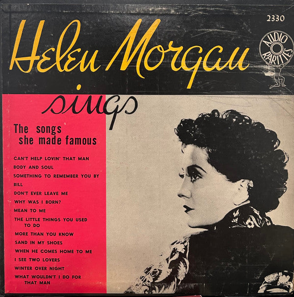 Helen Morgan : Helen Morgan Sings The Songs She Made Famous (LP, Album, Bla)