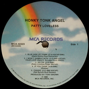 Patty Loveless : Honky Tonk Angel (LP, Album, Pin)