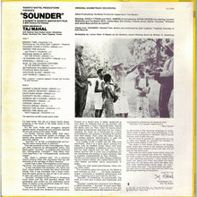 Load image into Gallery viewer, Taj Mahal : Sounder (Original Soundtrack Recording) (LP, Album, Ter)
