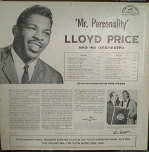 Laden Sie das Bild in den Galerie-Viewer, Lloyd Price : Mr. &quot;Personality&quot; (LP, Album, Mono)

