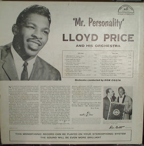 Lloyd Price : Mr. "Personality" (LP, Album, Mono)