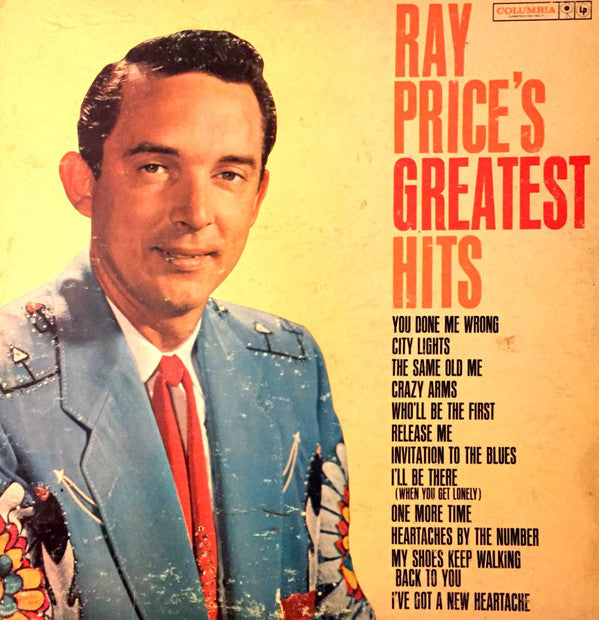 Ray Price : Ray Price's Greatest Hits (LP, Comp, Mono)