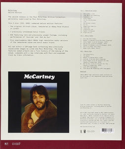 Paul McCartney : McCartney (CD, Album, RE, RM + CD, Comp, RM + DVD + Dlx, Num)