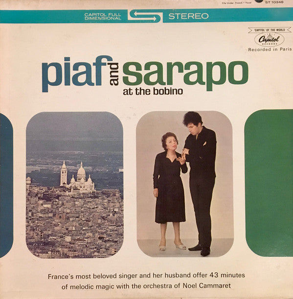 Edith Piaf and Théo Sarapo : Piaf And Sarapo At The Bobino (LP, Album)