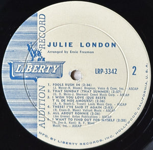 Julie London : You Don't Have To Be A Baby To Cry / Wives And Lovers (LP, Album, Mono, Promo, Hol)