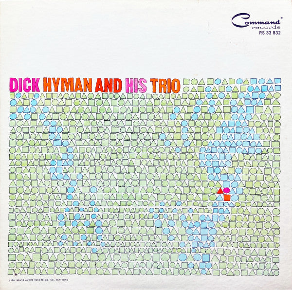 Dick Hyman And His Trio* : The Dick Hyman Trio (LP, Album, Mono, Gat)