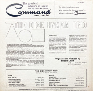 Dick Hyman And His Trio* : The Dick Hyman Trio (LP, Album, Mono, Gat)