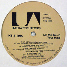 Load image into Gallery viewer, Ike &amp; Tina Turner : Let Me Touch Your Mind (LP, Album, Gim)
