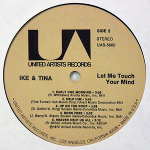 Ike & Tina Turner : Let Me Touch Your Mind (LP, Album, Gim)